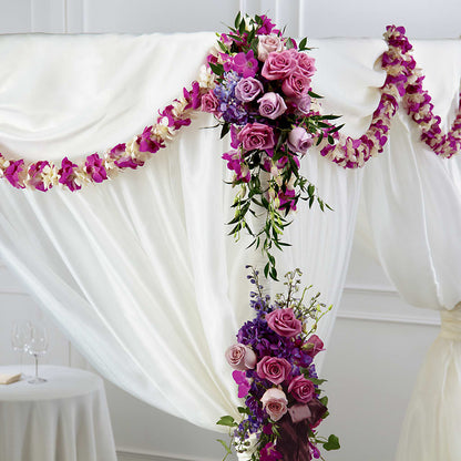 Color & Light Chuppah Decor –  Genoveva Rodriguez Flower Shop, San Benito TX